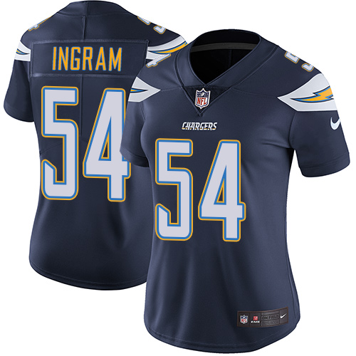 Nike Chargers #54 Melvin Ingram Navy Blue Team Color Women's Stitched NFL Vapor Untouchable Limited Jersey Nike Chargers #54 Melvin Ingram Navy Blue Team Color Women's Stitched NFL Vapor Untouchable Limited Jersey