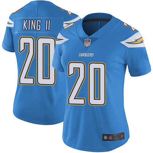 Nike Chargers #20 Desmond King II Electric Blue Alternate Women's Stitched NFL Vapor Untouchable Limited Jersey Nike Chargers #20 Desmond King II Electric Blue Alternate Women's Stitched NFL Vapor Untouchable Limited Jersey