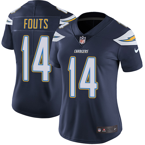 Nike Chargers #14 Dan Fouts Navy Blue Team Color Women's Stitched NFL Vapor Untouchable Limited Jersey Nike Chargers #14 Dan Fouts Navy Blue Team Color Women's Stitched NFL Vapor Untouchable Limited Jersey