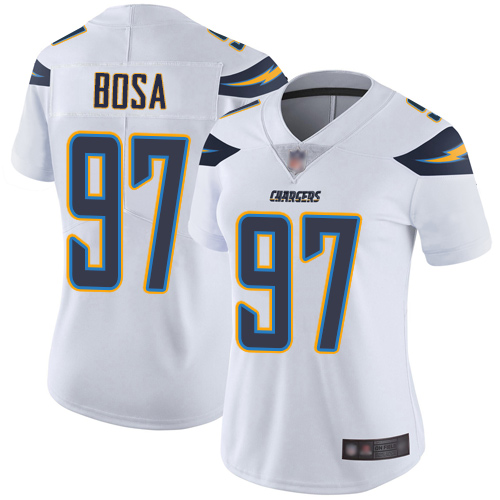Nike Chargers #97 Joey Bosa White Women's Stitched NFL Vapor Untouchable Limited Jersey Nike Chargers #97 Joey Bosa White Women's Stitched NFL Vapor Untouchable Limited Jersey
