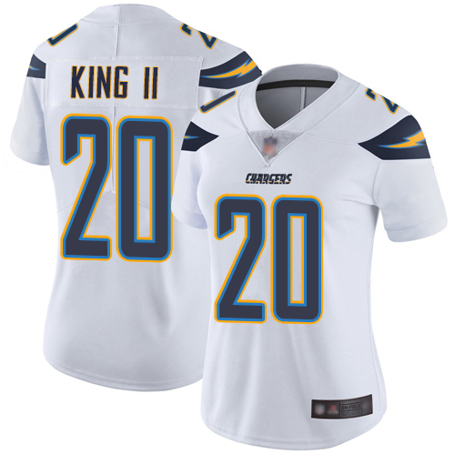 Nike Chargers #20 Desmond King II White Women's Stitched NFL Vapor Untouchable Limited Jersey Nike Chargers #20 Desmond King II White Women's Stitched NFL Vapor Untouchable Limited Jersey