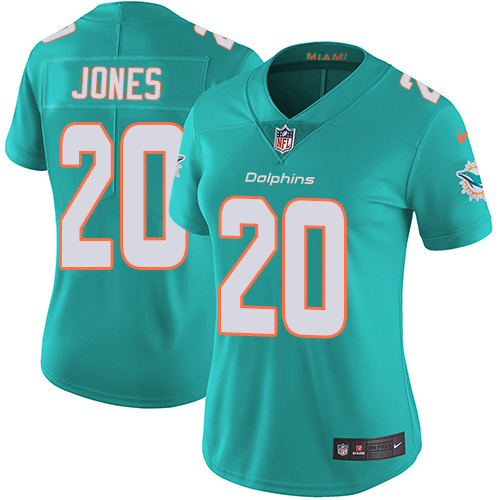 Nike Dolphins #20 Reshad Jones Aqua Green Team Color Women's Stitched NFL Vapor Untouchable Limited Jersey Nike Dolphins #20 Reshad Jones Aqua Green Team Color Women's Stitched NFL Vapor Untouchable Limited Jersey