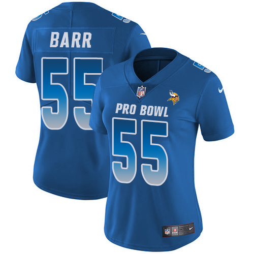 Nike Vikings #55 Anthony Barr Royal Women's Stitched NFL Limited NFC 2019 Pro Bowl Jersey Nike Vikings #55 Anthony Barr Royal Women's Stitched NFL Limited NFC 2019 Pro Bowl Jersey