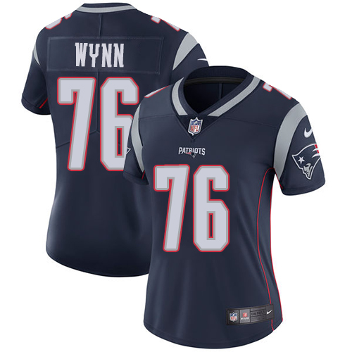 Nike Patriots #76 Isaiah Wynn Navy Blue Team Color Women's Stitched NFL Vapor Untouchable Limited Jersey Nike Patriots #76 Isaiah Wynn Navy Blue Team Color Women's Stitched NFL Vapor Untouchable Limited Jersey