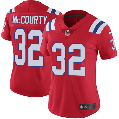 Nike Patriots #32 Devin McCourty Red Alternate Women's Stitched NFL Vapor Untouchable Limited Jersey Nike Patriots #32 Devin McCourty Red Alternate Women's Stitched NFL Vapor Untouchable Limited Jersey