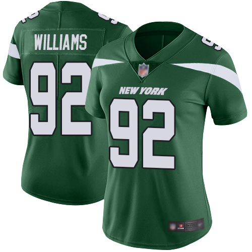 Nike Jets #92 Leonard Williams Green Team Color Women's Stitched NFL Vapor Untouchable Limited Jersey Nike Jets #92 Leonard Williams Green Team Color Women's Stitched NFL Vapor Untouchable Limited Jersey