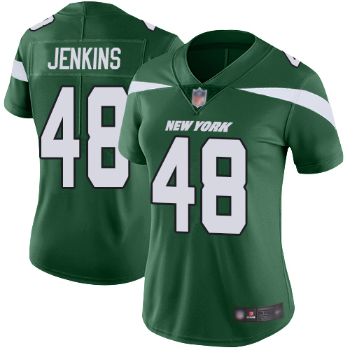 Nike Jets #48 Jordan Jenkins Green Team Color Women's Stitched NFL Vapor Untouchable Limited Jersey Nike Jets #48 Jordan Jenkins Green Team Color Women's Stitched NFL Vapor Untouchable Limited Jersey