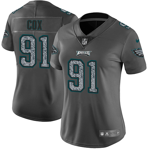 Nike Eagles #91 Fletcher Cox Gray Static Women's Stitched NFL Vapor Untouchable Limited Jersey Nike Eagles #91 Fletcher Cox Gray Static Women's Stitched NFL Vapor Untouchable Limited Jersey