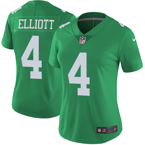 Nike Eagles #4 Jake Elliott Green Women's Stitched NFL Limited Rush Jersey Nike Eagles #4 Jake Elliott Green Women's Stitched NFL Limited Rush Jersey