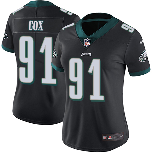 Nike Eagles #91 Fletcher Cox Black Alternate Women's Stitched NFL Vapor Untouchable Limited Jersey Nike Eagles #91 Fletcher Cox Black Alternate Women's Stitched NFL Vapor Untouchable Limited Jersey