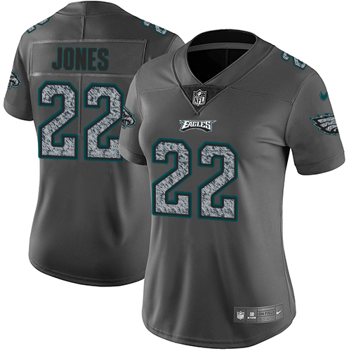 Nike Eagles #22 Sidney Jones Gray Static Women's Stitched NFL Vapor Untouchable Limited Jersey Nike Eagles #22 Sidney Jones Gray Static Women's Stitched NFL Vapor Untouchable Limited Jersey