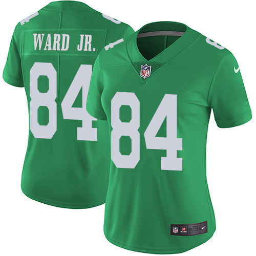 Nike Eagles #84 Greg Ward Jr. Green Women's Stitched NFL Limited Rush Jersey Nike Eagles #84 Greg Ward Jr. Green Women's Stitched NFL Limited Rush Jersey