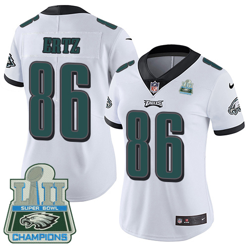 Nike Eagles #86 Zach Ertz White Super Bowl LII Champions Women's Stitched NFL Vapor Untouchable Limited Jersey Nike Eagles #86 Zach Ertz White Super Bowl LII Champions Women's Stitched NFL Vapor Untouchable Limited Jersey