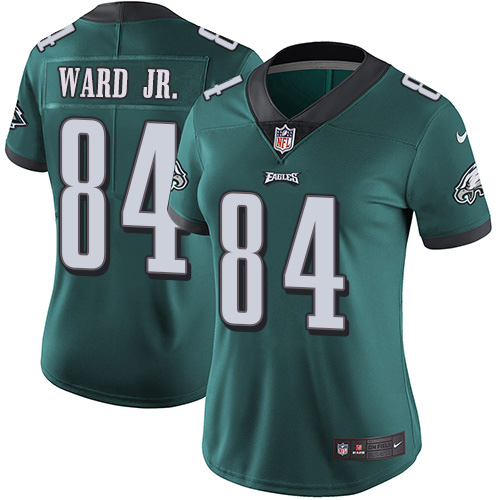 Nike Eagles #84 Greg Ward Jr. Green Team Color Women's Stitched NFL Vapor Untouchable Limited Jersey Nike Eagles #84 Greg Ward Jr. Green Team Color Women's Stitched NFL Vapor Untouchable Limited Jersey