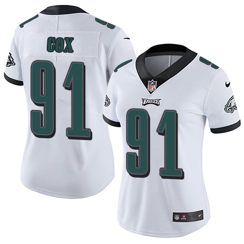 Nike Eagles #91 Fletcher Cox White Women's Stitched NFL Vapor Untouchable Limited Jersey Nike Eagles #91 Fletcher Cox White Women's Stitched NFL Vapor Untouchable Limited Jersey