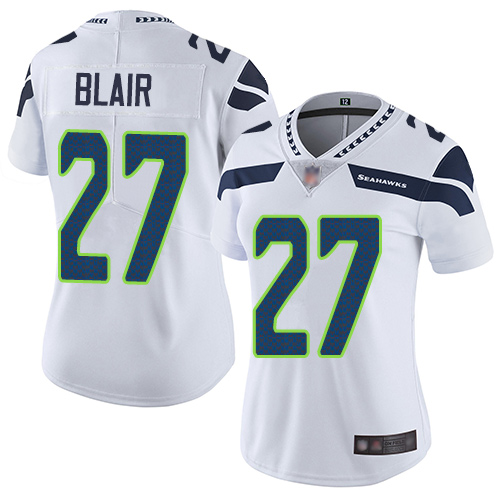 Nike Seahawks #27 Marquise Blair White Women's Stitched NFL Vapor Untouchable Limited Jersey Nike Seahawks #27 Marquise Blair White Women's Stitched NFL Vapor Untouchable Limited Jersey