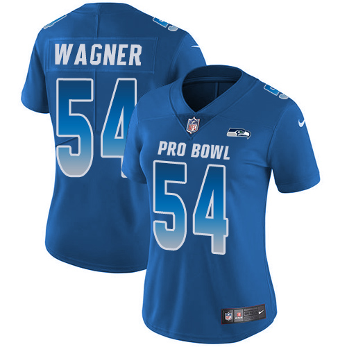 Nike Seahawks #54 Bobby Wagner Royal Women's Stitched NFL Limited NFC 2019 Pro Bowl Jersey Nike Seahawks #54 Bobby Wagner Royal Women's Stitched NFL Limited NFC 2019 Pro Bowl Jersey