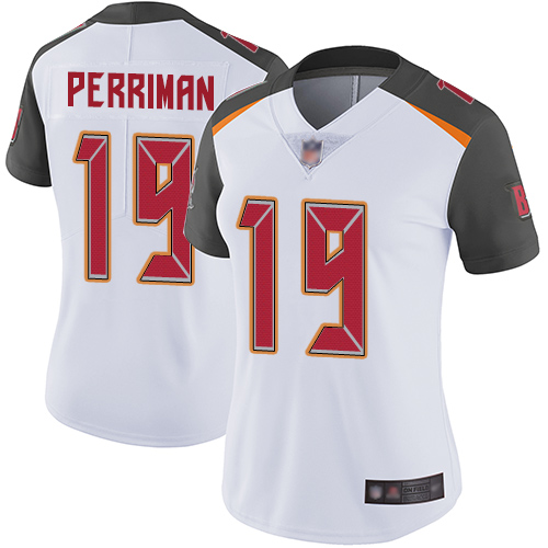 Nike Buccaneers #19 Breshad Perriman White Women's Stitched NFL Vapor Untouchable Limited Jersey Nike Buccaneers #19 Breshad Perriman White Women's Stitched NFL Vapor Untouchable Limited Jersey