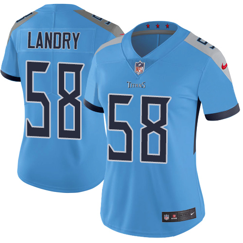 Nike Titans #58 Harold Landry Light Blue Alternate Women's Stitched NFL Vapor Untouchable Limited Jersey Nike Titans #58 Harold Landry Light Blue Alternate Women's Stitched NFL Vapor Untouchable Limited Jersey