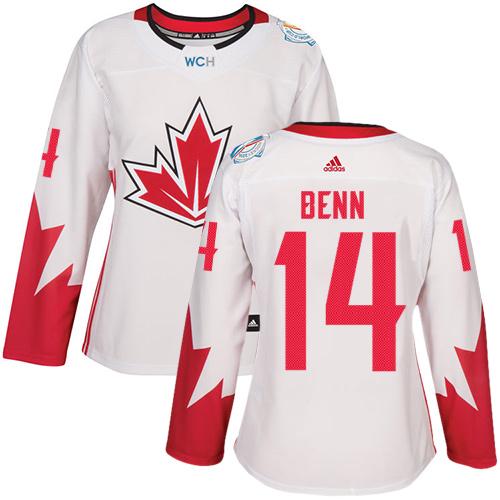 Team Canada #14 Jamie Benn White 2016 World Cup Women's Stitched NHL Jersey Team Canada #14 Jamie Benn White 2016 World Cup Women's Stitched NHL Jersey