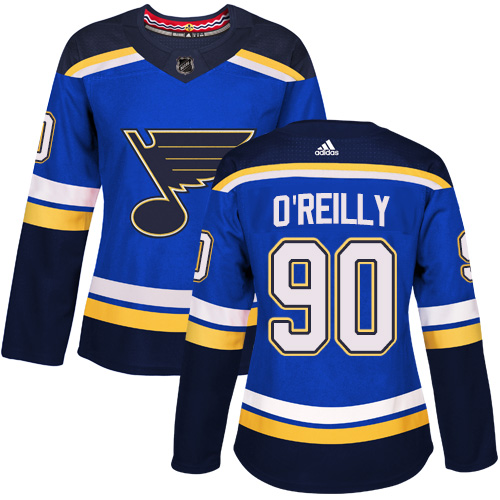 Adidas Blues #90 Ryan O'Reilly Blue Home Authentic Women's Stitched NHL Jersey Adidas Blues #90 Ryan O'Reilly Blue Home Authentic Women's Stitched NHL Jersey