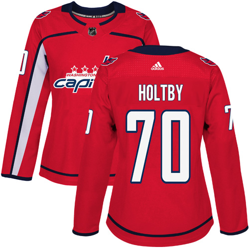 Adidas Capitals #70 Braden Holtby Red Home Authentic Women's Stitched NHL Jersey Adidas Capitals #70 Braden Holtby Red Home Authentic Women's Stitched NHL Jersey