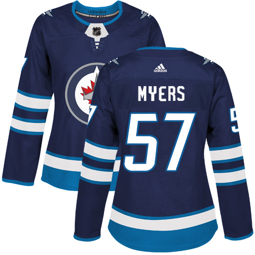 Adidas Jets #57 Tyler Myers Navy Blue Home Authentic Women's Stitched NHL Jersey Adidas Jets #57 Tyler Myers Navy Blue Home Authentic Women's Stitched NHL Jersey