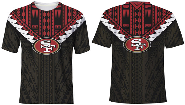 Men's San Francisco 49ers Black T-Shirt Men's San Francisco 49ers Black T-Shirt