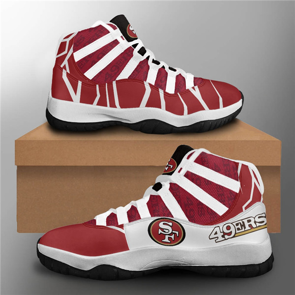 Women's San Francisco 49ers Air Jordan 11 Sneakers 3002 Women's San Francisco 49ers Air Jordan 11 Sneakers 3002