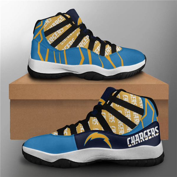 Women's Los Angeles Chargers Air Jordan 11 Sneakers 3001