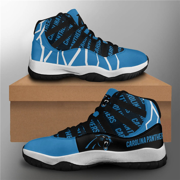 Women's Carolina Panthers Air Jordan 11 Sneakers 3001 Women's Carolina Panthers Air Jordan 11 Sneakers 3001