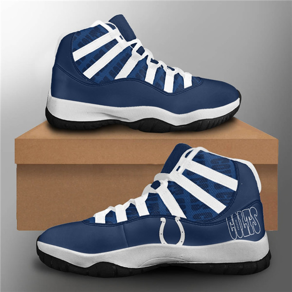 Women's Indianapolis Colts Air Jordan 11 Sneakers 3002 Women's Indianapolis Colts Air Jordan 11 Sneakers 3002