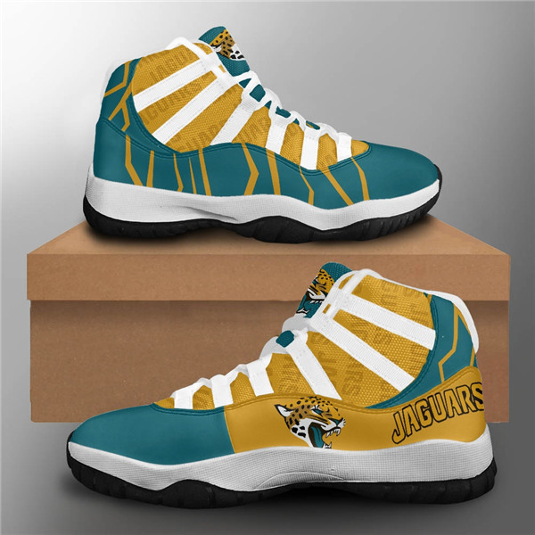 Women's Jacksonville Jaguars Air Jordan 11 Sneakers 3002 Women's Jacksonville Jaguars Air Jordan 11 Sneakers 3002