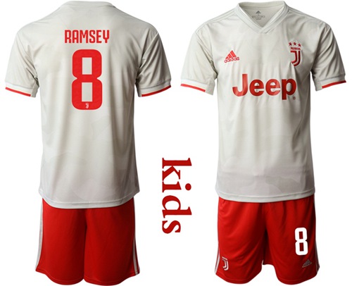 Juventus #8 Ramsey Away Kid Soccer Club Jersey Juventus #8 Ramsey Away Kid Soccer Club Jersey