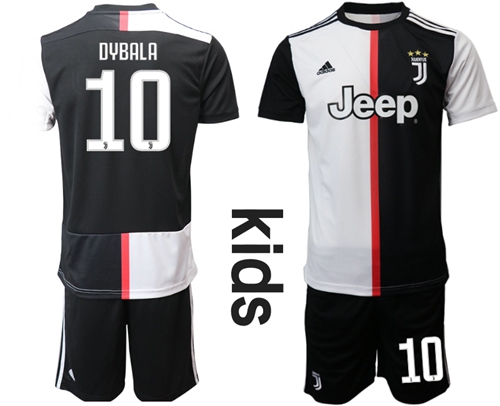 Juventus #10 Dybala Home Kid Soccer Club Jersey Juventus #10 Dybala Home Kid Soccer Club Jersey