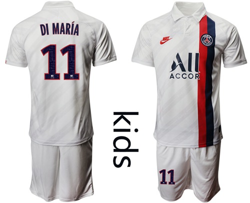 Paris Saint Germain #11 Di Maria Third Kid Soccer Club Jersey Paris Saint Germain #11 Di Maria Third Kid Soccer Club Jersey