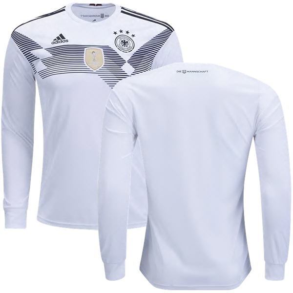 Germany Blank Home Long Sleeves Kid Soccer Country Jersey Germany Blank Home Long Sleeves Kid Soccer Country Jersey