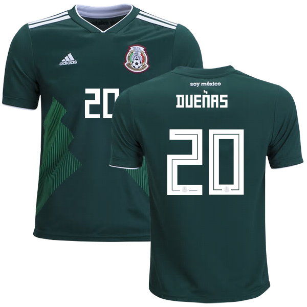 Mexico #20 Duenas Home Kid Soccer Country Jersey Mexico #20 Duenas Home Kid Soccer Country Jersey