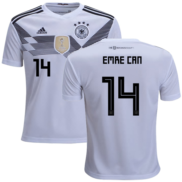 Germany #14 Emre Can White Home Kid Soccer Country Jersey Germany #14 Emre Can White Home Kid Soccer Country Jersey