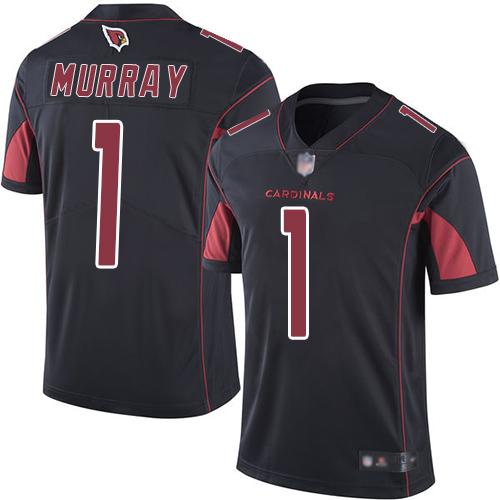 Nike Cardinals #1 Kyler Murray Black Youth Stitched NFL Limited Rush Jersey Nike Cardinals #1 Kyler Murray Black Youth Stitched NFL Limited Rush Jersey