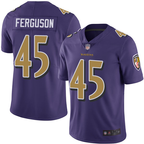 Nike Ravens #45 Jaylon Ferguson Purple Youth Stitched NFL Limited Rush Jersey Nike Ravens #45 Jaylon Ferguson Purple Youth Stitched NFL Limited Rush Jersey