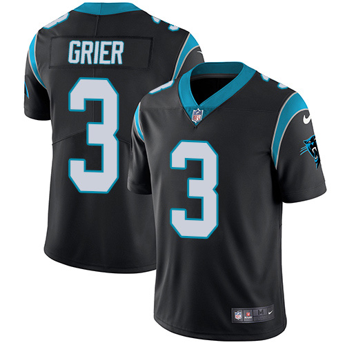 Nike Panthers #3 Will Grier Black Team Color Youth Stitched NFL Vapor Untouchable Limited Jersey Nike Panthers #3 Will Grier Black Team Color Youth Stitched NFL Vapor Untouchable Limited Jersey