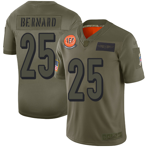Nike Bengals #25 Giovani Bernard Camo Youth Stitched NFL Limited 2019 Salute to Service Jersey Nike Bengals #25 Giovani Bernard Camo Youth Stitched NFL Limited 2019 Salute to Service Jersey