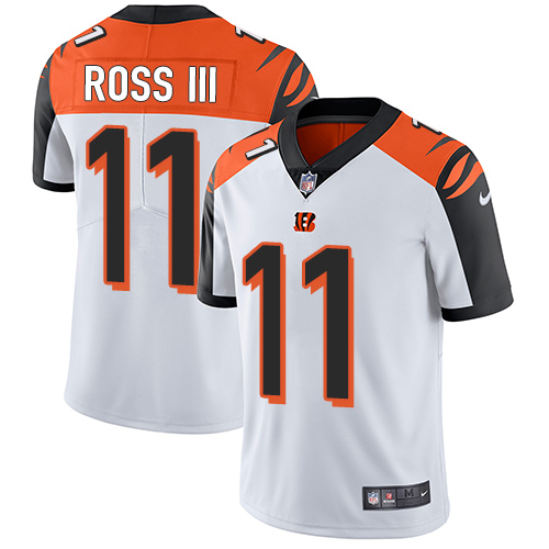 Nike Bengals #11 John Ross III White Youth Stitched NFL Vapor Untouchable Limited Jersey Nike Bengals #11 John Ross III White Youth Stitched NFL Vapor Untouchable Limited Jersey