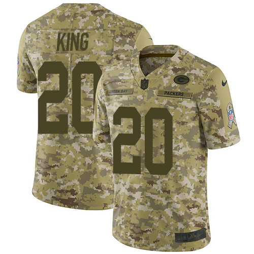 Nike Packers #20 Kevin King Camo Youth Stitched NFL Limited 2018 Salute to Service Jersey Nike Packers #20 Kevin King Camo Youth Stitched NFL Limited 2018 Salute to Service Jersey