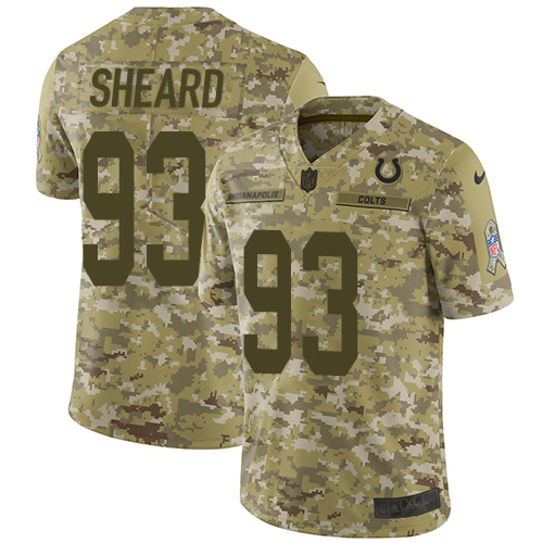 Nike Colts #93 Jabaal Sheard Camo Youth Stitched NFL Limited 2018 Salute to Service Jersey Nike Colts #93 Jabaal Sheard Camo Youth Stitched NFL Limited 2018 Salute to Service Jersey