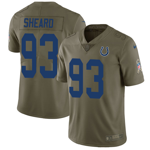 Nike Colts #93 Jabaal Sheard Olive Youth Stitched NFL Limited 2017 Salute to Service Jersey Nike Colts #93 Jabaal Sheard Olive Youth Stitched NFL Limited 2017 Salute to Service Jersey