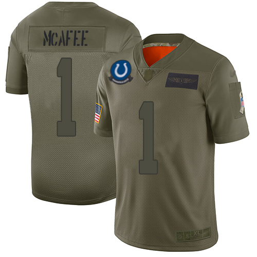 Nike Colts #1 Pat McAfee Camo Youth Stitched NFL Limited 2019 Salute to Service Jersey Nike Colts #1 Pat McAfee Camo Youth Stitched NFL Limited 2019 Salute to Service Jersey