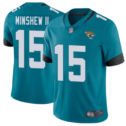 Nike Jaguars #15 Gardner Minshew II Teal Green Alternate Youth Stitched NFL Vapor Untouchable Limited Jersey Nike Jaguars #15 Gardner Minshew II Teal Green Alternate Youth Stitched NFL Vapor Untouchable Limited Jersey