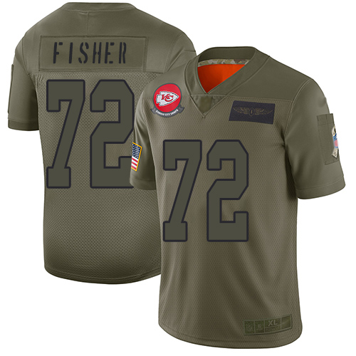 Nike Chiefs #72 Eric Fisher Camo Youth Stitched NFL Limited 2019 Salute to Service Jersey Nike Chiefs #72 Eric Fisher Camo Youth Stitched NFL Limited 2019 Salute to Service Jersey